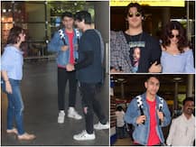 Main Khiladi Tu Anari 2: Saif Ali Khan’s son Ibrahim spotted with Akshay Kumar’s son Aarav & Twinkle Khanna at airport (PICS & VIDEO)