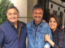 Rajkumar Hirani meets Rishi Kapoor & Neetu Singh in New York, see PIC
