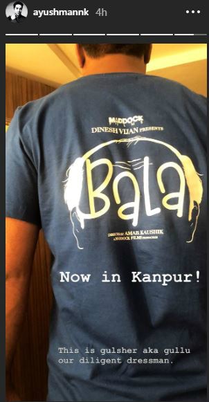 PICS: Ayushmann Khurrana starts shooting for 'Bala' in Kanpur!