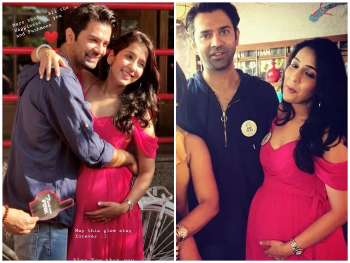 'Iss Pyaar Ko Kya Naam Doon' actor Barun Sobti & wife Pashmeen expecting their first child; Here are baby shower ceremony pictures! PICS: 'Iss Pyaar Ko Kya Naam Doon' actor Barun Sobti & wife Pashmeen expecting their first child!