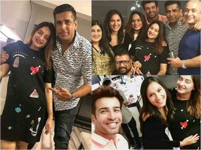 PICS: TV actress Mahhi Vij flaunts her baby bump at Kanchi Kaul's birthday party PICS- Mommy-to-be Mahhi Vij flaunts her baby bump at Kumkum Bhagya actor Shabbir Ahluwalia wife Kanchi Kaul birthday party