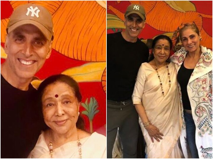 PICS- Akshay Kumar spends Sunday evening with Asha Bhosle bonding over chai PICS- Akshay Kumar spends Sunday evening with Asha Bhosle bonding over chai