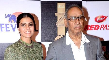 Ajay Devgn's recent release 'De De Pyaar De' is giving a decent performance at the box office and this news surely must've left his shattered. Hope he finds the strength to fight this loss. (Pic: Kajol and father-in-law Veeru  Devgn at Zee Cine Awards 2016)