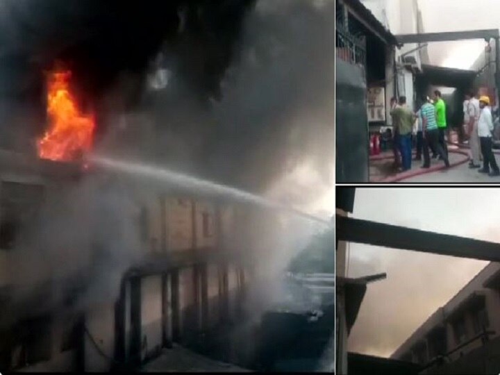 Delhi: Fire breaks out in factory in Peera Garhi area of Udyog Nagar; 15 fire tenders on spot Delhi: Fire breaks out in factory in Peera Garhi area of Udyog Nagar; 15 fire tenders on spot