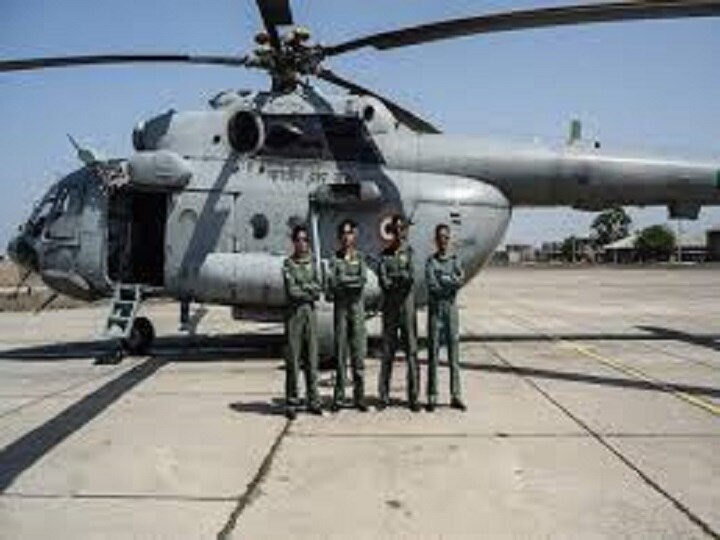 IAF exhibits female power in full force, all-woman crew flies Mi-17 V5 chopper for very first time IAF exhibits female power in full force, all-woman crew flies Mi-17 V5 chopper for very first time
