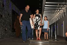 PHOTOS: Sanjay Dutt, wife Maanayata enjoy DINNER DATE with their TWINS Shahraan Dutt & Iqra Dutt!