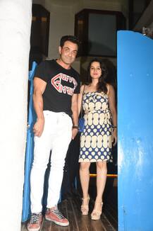 PHOTOS: Bobby Deol gives a major hubby goals as he walks hand-in-hand with gorgeous wife Tanya post a birthday bash!