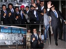 PHOTOS: Ahead of World Cup 2019, Ranveer Singh & his \'83\' team members take off to London for shoot!