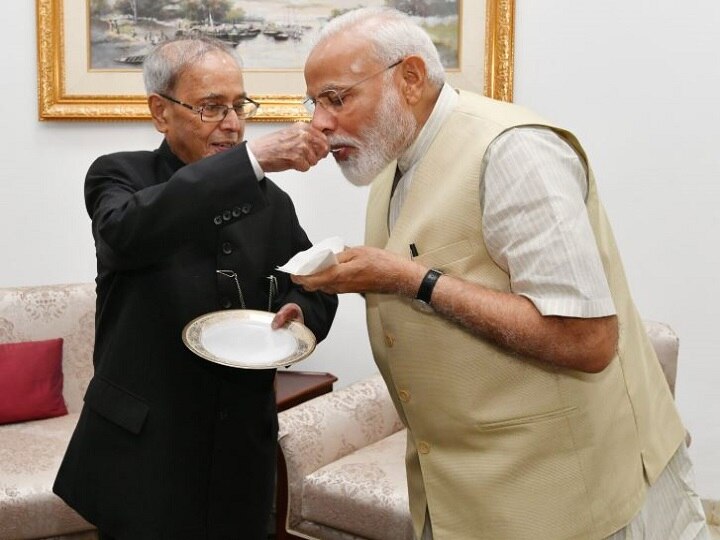 Narendra Modi shares photo of meeting with Pranab Mukherjee- here is former presidentS reply Narendra Modi shares photo of meeting with Pranab Mukherjee; Here is former president’s reply