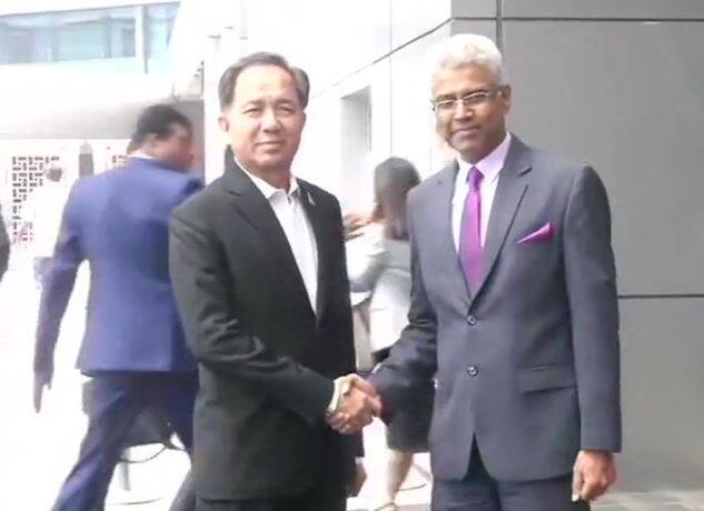 Thailand's Special Envoy Grisada Boonrac arrives in Delhi to take part in PM Narendra Modi's oath ceremony today. Thailand's Ambassador to India, Chutintorn Gongsakdi says, 