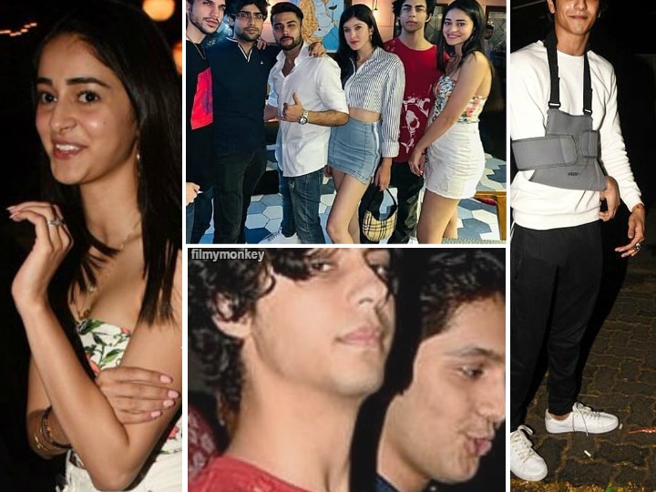 Star Kids Party hard: Ananya Panday, Shanaya Kapoor, Ahaan along with SRK's son Aryan Khan have a bash in the city SRK's son Aryan Khan parties hard with Ananya Panday, Shanaya Kapoor & Ahaan in the city