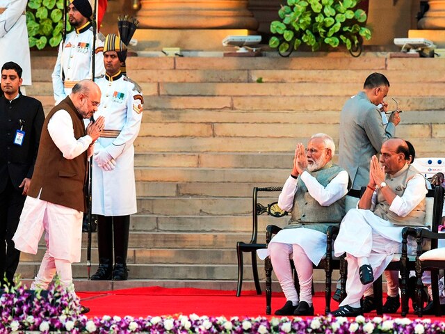 Shah new Home Minister, Rajnath gets Defence Ministry, Sitharaman is Finance Minister; S Jaishankar gets MEA: Complete LIST here Amit Shah new Home Minister, Rajnath Singh gets Defence Ministry, Nirmala Sitharaman is Finance Minister; S Jaishankar gets MEA: Complete LIST here