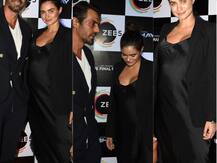 PHOTOS: Arjun Rampal’s PREGNANT girlfriend Gabriella Demetriades looks super-hot as she flaunts BABY BUMP in an all-black outfit!