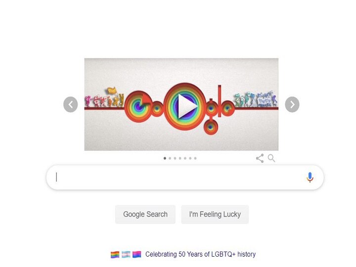 Celebrating Pride Month: Google Doodle marks 50 years of LGBTQ+ identity and Pride history Google marks 50 years of Pride history, LGBTQ identity with 7-slide animated doodle