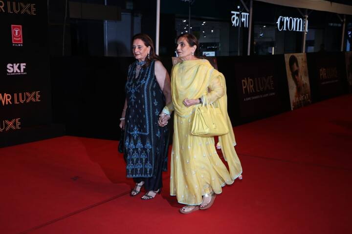 Salman Khan’s mother Salma Khan attended the premiere of ‘Bharat’. (Source- Manav Manglani)
