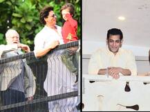Eid-ul-Fitr 2019: Salman Khan & SRK wish fans on Eid gathered outside their residence!