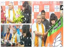 PICTURES: Bangladeshi Actor Anju Ghosh Joins BJP, Skips Question On Citizenship
