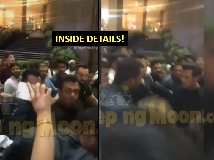 Inside details of the video of Salman Khan slapping a security guard, the man has been removed! Inside details of the video of Salman Khan slapping a security guard & here's what happened to the man next!