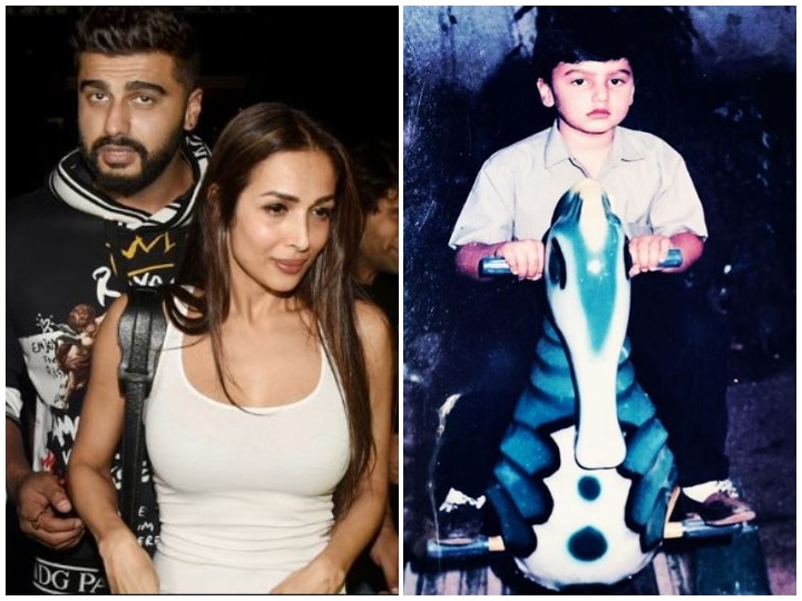 Arjun Kapoor Shares Childhood Picture On Toy Horse; Ladylove Malaika Arora  Asks 'why So Grumpy?'