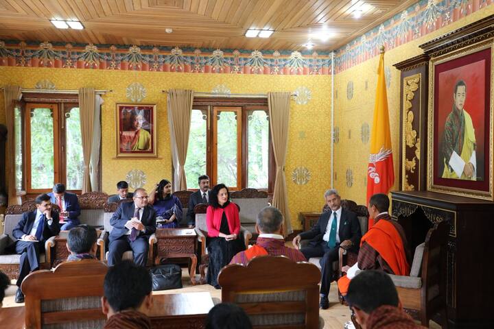 Bhutan has been a close ally of India and bilateral ties between the two countries are on an upswing in the last few years. IMAGE: PMBhutan