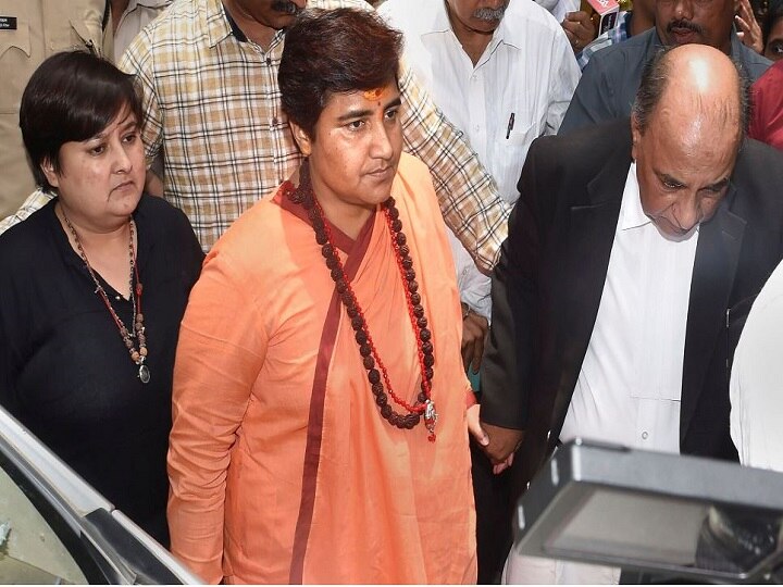 BJP MP Pragya Singh Thakur refuses to sit in court, complains about dust BJP MP Pragya Singh Thakur refuses to sit in court, complains about dust