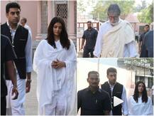 Amitabh Bachchan\'s secretary Sheetal Jain funeral: Big B, Aishwarya Rai & Abhishek Bachchan pay their respect (PICS & VIDEO)
