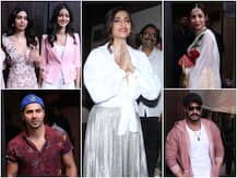 PICS: Arjun Kapoor, Malaika Arora, Varun Dhawan, Ananya Panday, Janhvi Kapoor & other celebs attend Sonam Kapoor\'s birthday party