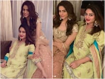 PICS: Mahhi Vij flaunts her baby bump at Aamna Sharif\'s Eid party, radiates pregnancy glow