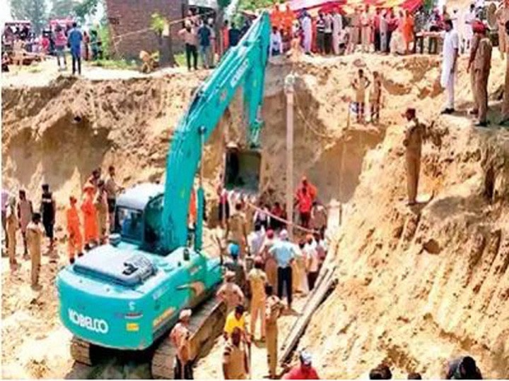 Rescue operation on to recover child from Punjab borewell Rescue operation to recover child from Punjab borewell still underway