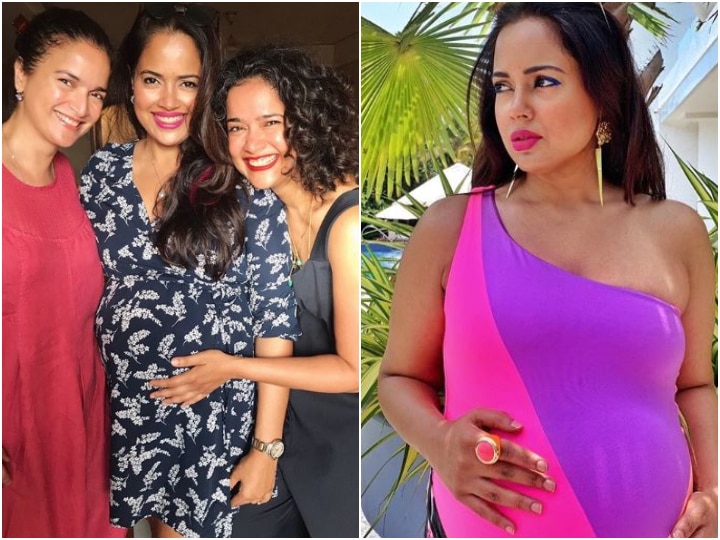 Race actress Sameera Reddy shares PIC with sisters Sushama Reddy & Meghna Reddy, flaunts her baby bump PIC: Pregnant Sameera Reddy flaunts her baby bump as she chills with sisters- Meghna & Sushama