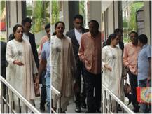 PHOTOS:Hema Malini & Dharmendra visit daughter Esha Deol and her newborn daughter Miraya Takhtani at the hospital!