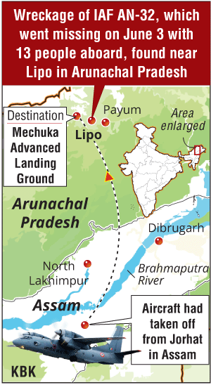 Wreckage of missing IAF AN-32 plane spotted, teams begin search operation