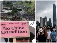 PICTURES: In Largest Protest March Since 1997, Thousands Gather In Hong Kong Over Controversial China Extradition Bill