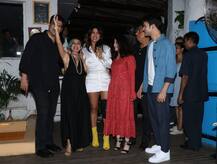 PHOTOS: Priyanka Chopra STUNS in silver minidress at the WRAP-UP BASH of \'The Sky Is Pink\' but her knee injury has left fans WORRIED!