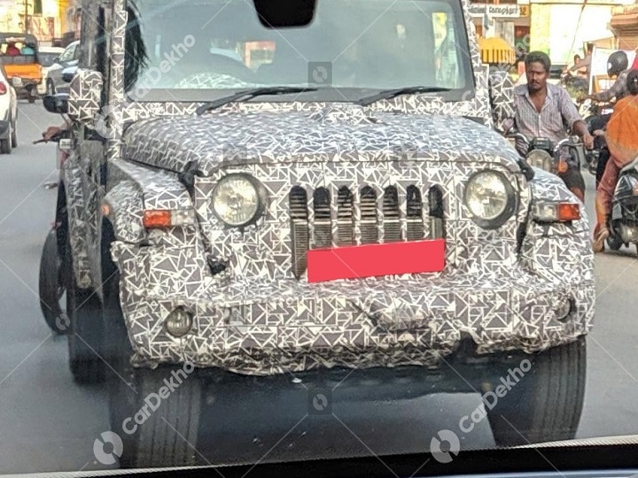 New Mahindra Thar Spy Shots Reveal Interior New Mahindra Thar Spy Shots Reveal Interior