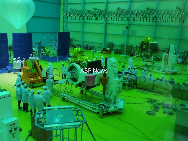 NEW DELHI: Pictures of the modules of India's second lunar mission Chandrayaan-2 were shared on Wednesday. The Indian Space Research Organisation is all set to embark on its most complex mission ever undertaken as thespace agency is gearing to launch Chandrayaan-2 between July 9 and 16.