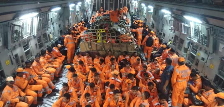 Around 36 companies of the National Disaster Response Force (NDRF) are already assisting the local administration in the process. (Twitter)