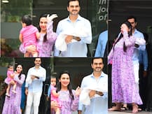 IN PICS: Esha Deol, hubby Bharat Takhtani take their NEWBORN BABY GIRL home, three days after birth!