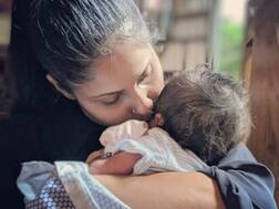 New mommy Chhavi Mittal shares adorable picture with newborn son Arham as he turns one month old!