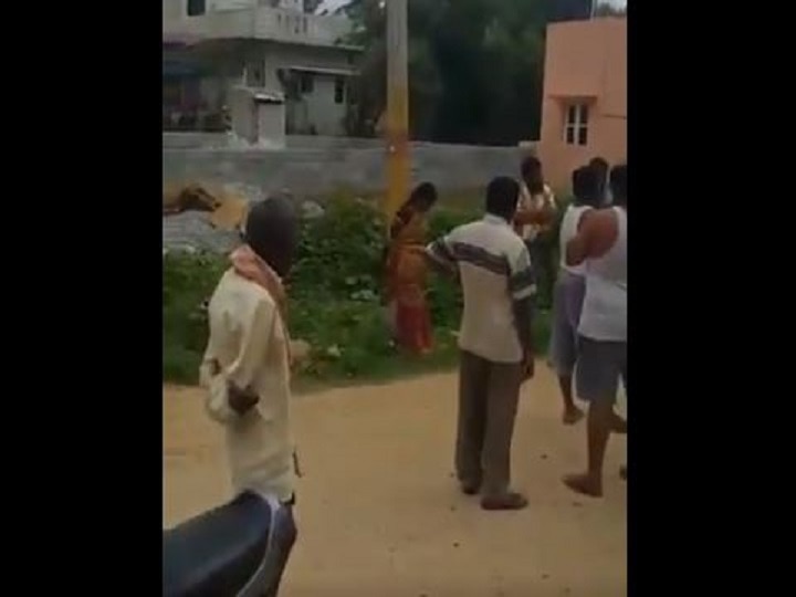 Karnataka woman tied to pole, harassed over unpaid loan; 7 people arrested Karnataka woman tied to pole, harassed over unpaid loan; 7 people arrested