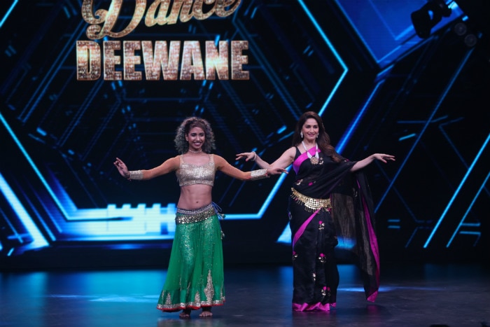 PICS: 'Dance Deewane 2' judge Madhuri Dixit ticks off belly dancing from her bucket list!