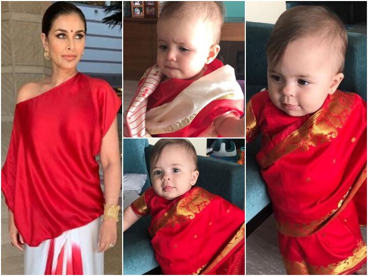 Lisa Ray shares ADORABLE PICS of twin daughters Soleil & Sufi dressed in sarees Lisa Ray shares ADORABLE PICS of twin daughters Soleil & Sufi dressed in sarees