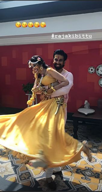 Rajeev Sen & Charu Asopa wedding: Bride-to-be looks radiant during haldi, see PICS & VIDEO