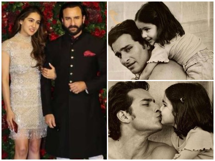 Father's Day 2019: Sara Ali Khan shares unseen childhood pictures with 'abba' Saif Ali Khan to wish him! Father's Day 2019: Sara Ali Khan wishes 'abba' Saif Ali Khan by sharing unseen childhood pictures!