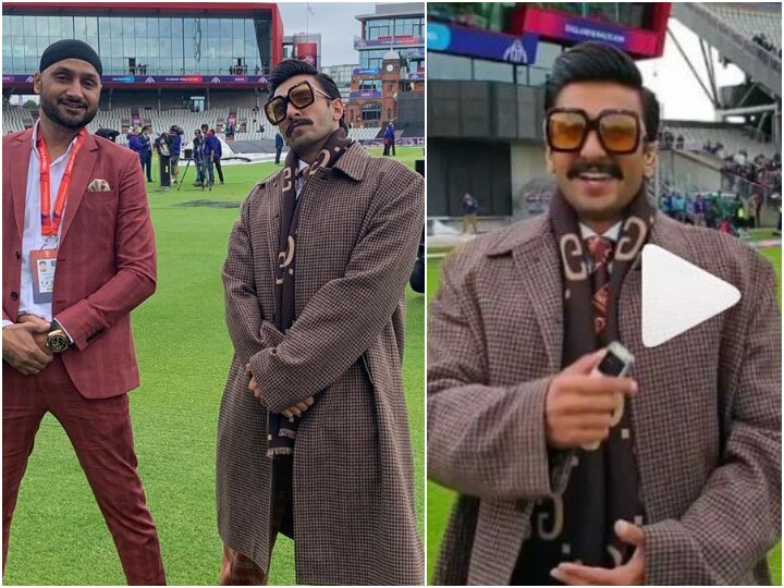 Ind Vs Pak: Ranveer Singh makes his commentary debut in ICC World Cup 2019 WATCH: Ranveer Singh turns into commentator for India-Pak clash at Old Trafford