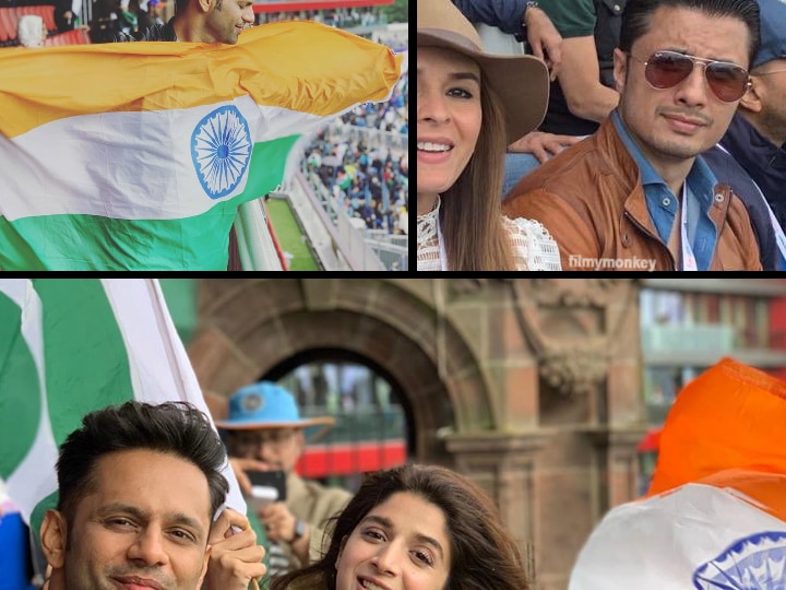 ICC World Cup 2019: Ind Vs Pak: Indian & Pakistani celeb-actors Ali Zafar, Raageshwari, Rahul Vaidya, Mawra Hocane, Ranveer Singh, Rakul Preet Singh watched match together in England! Indian & Pakistani celeb-actors Ali Zafar, Raageshwari, Rahul Vaidya, Mawra Hocane watched Ind Vs Pak match together in England!