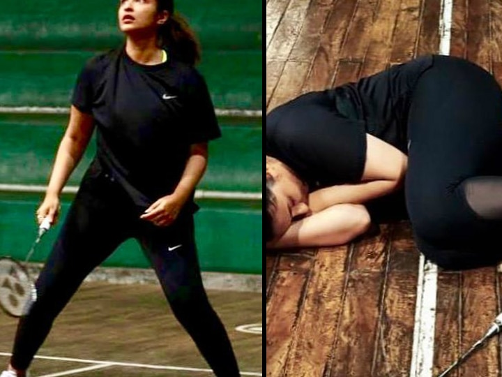 Parineeti Chopra sweats it out for Saina Nehwal biopic, posts latest pics from her training Parineeti Chopra sweats it out for Saina Nehwal biopic, has a question for the sport star! Here's how Sania REACTED!