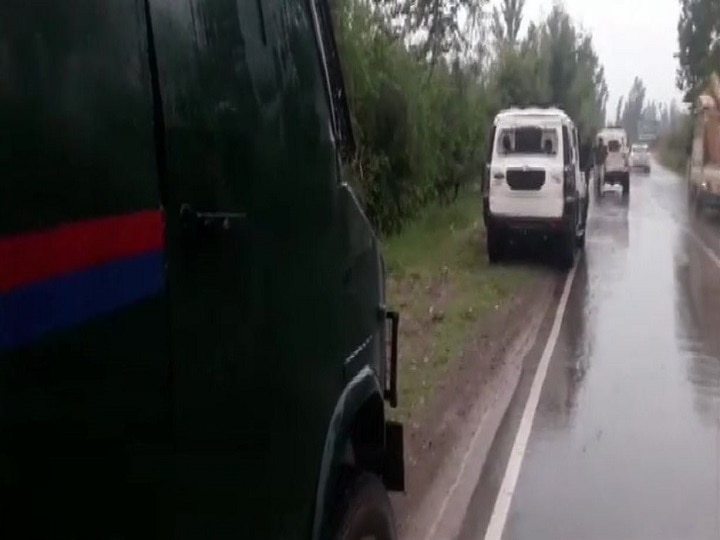Army convoy targeted with IED blast in Pulwama, area cordoned off J&K: Army convoy targeted with IED blast in Pulwama; 9 personnel injured