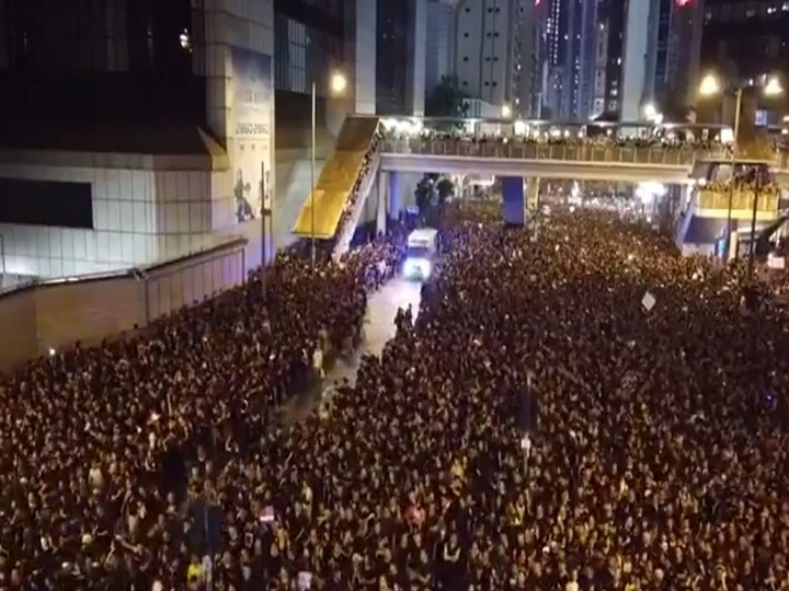 WATCH: Close to two million Hong Kong protesters part to make way for ambulance; Twitter reactions WATCH: Close to 2 million Hong Kong protesters part to make way for ambulance; video goes viral