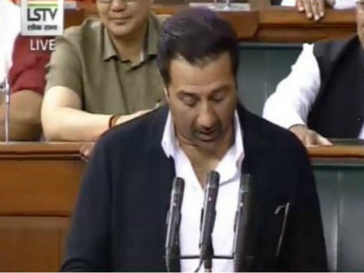 17th Lok Sabha: First time MP Sunny Deol takes oath in Parliament on second day 17th Lok Sabha: First time MP Sunny Deol takes oath in Parliament on second day